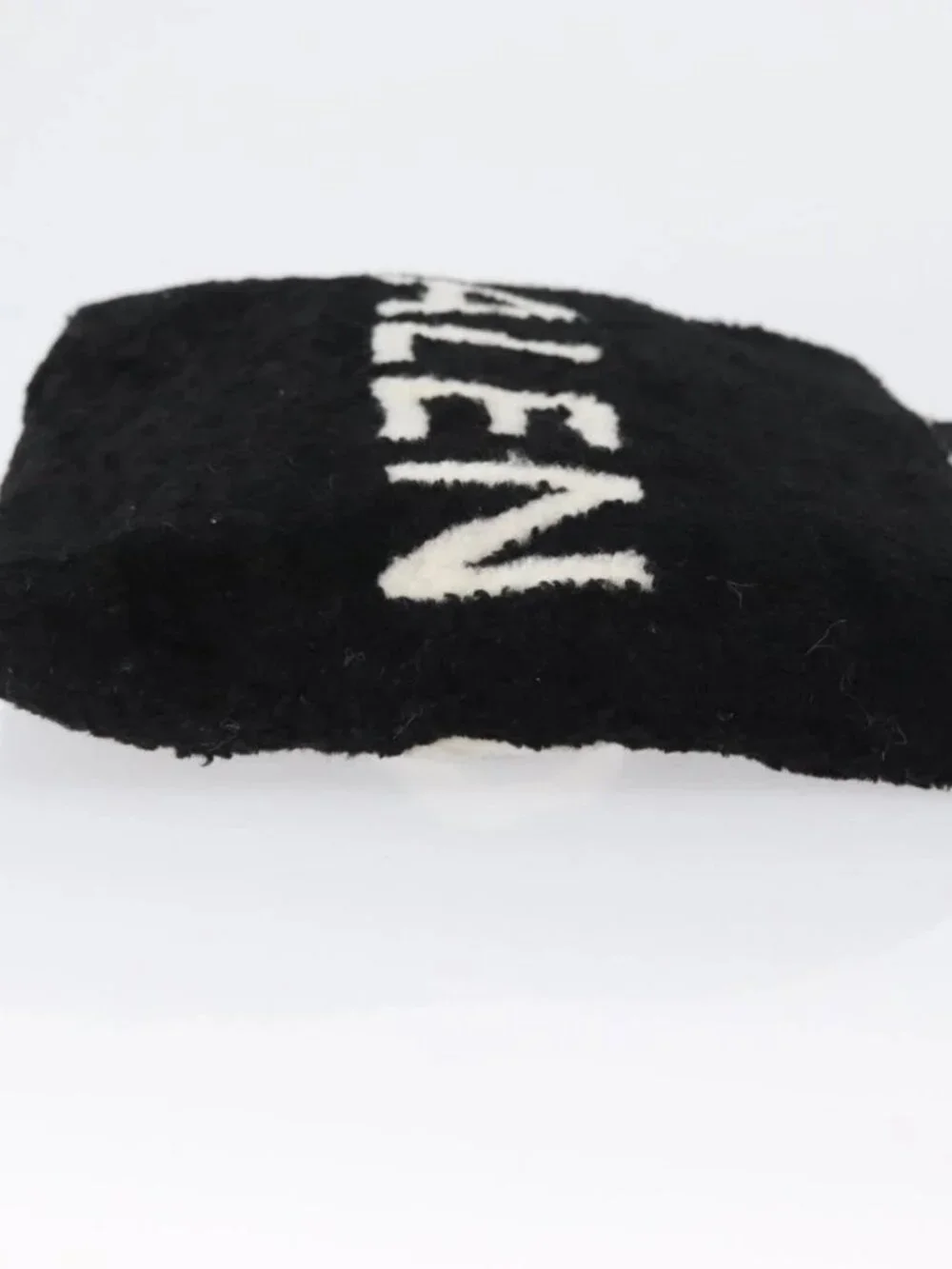 BALENCIAGA Clutch Bag knitted Fabrics Black Silver - Picture 5 of 16